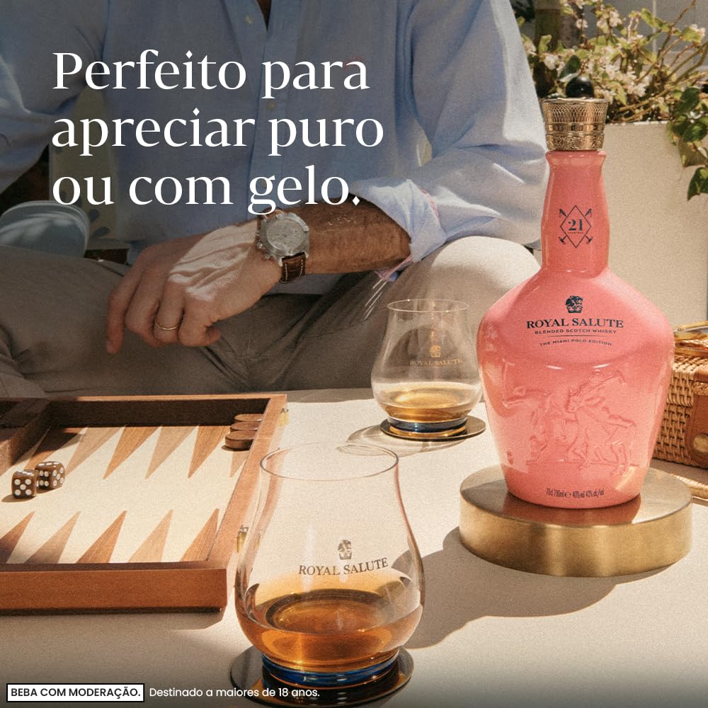 Whisky Royal Salute 21 anos The Miami Polo Edition Escocês - 700